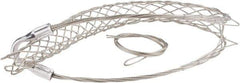 Woodhead Electrical - 1 to 1.24 Inch Cable Diameter, Tinned Bronze, Single Loop Support Grip - 24 Inch Long, 1,680 Lb. Breaking Strength, 15 Inch Mesh Length - Apex Tool & Supply