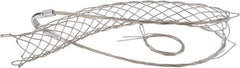 Woodhead Electrical - 1-1/2 to 1.74 Inch Cable Diameter, Tinned Bronze, Single Loop Support Grip - 30 Inch Long, 1,680 Lb. Breaking Strength, 18 Inch Mesh Length - Apex Tool & Supply