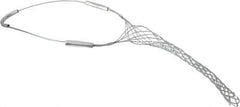 Woodhead Electrical - 0.96 to 1-1/4 Inch Cable Diameter, Galvanized Steel, Single Loop Support Grip - 20 Inch Long, 1,900 Lb. Breaking Strength, 11 Inch Mesh Length - Apex Tool & Supply