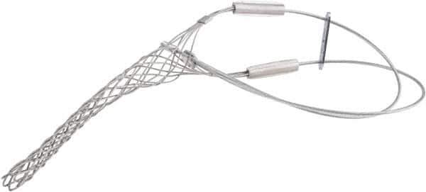 Woodhead Electrical - 0.82 to 1 Inch Cable Diameter, Galvanized Steel, Locking Bale and Universal Loop Support Grip - 24-1/2 Inch Long, 1,900 Lb. Breaking Strength, 8-1/2 Inch Mesh Length - Apex Tool & Supply