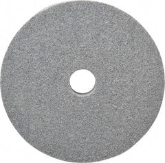Norton - 6" Diam, 1" Face Width, 1" Center Hole, Fine Grade, Silicon Carbide Deburring Wheel - Unitized, Medium Density 4 Grade, 4,800 RPM - Apex Tool & Supply