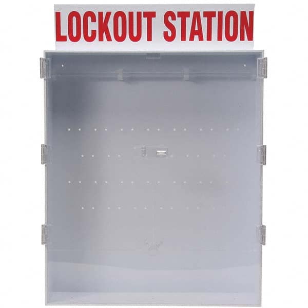 Brady - Empty Polystyrene/Acrylic Lockout Device & Tag Station - Apex Tool & Supply