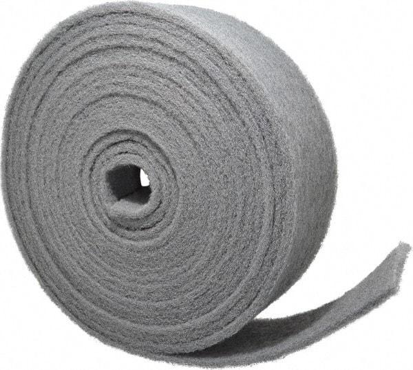 Norton - 30' Long x 4" Wide Nonwoven Roll - Very Fine Grade, Gray, Silicon Carbide - Apex Tool & Supply
