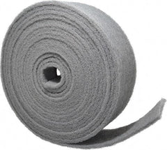 Norton - 30' Long x 4" Wide Nonwoven Roll - Very Fine Grade, Gray, Silicon Carbide - Apex Tool & Supply