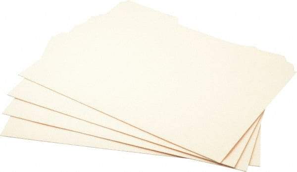 UNIVERSAL - 9-1/2 x 11-3/4", Letter Size, Manila, Heavyweight Manila File Folders - 11 Point Stock, 1/3 Tab Cut Location - Apex Tool & Supply