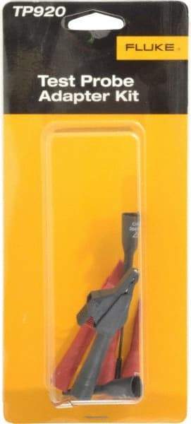 Fluke - Black/Red Electrical Test Equipment Probe Set - Use with TL71, TL75 Test Probes - Apex Tool & Supply