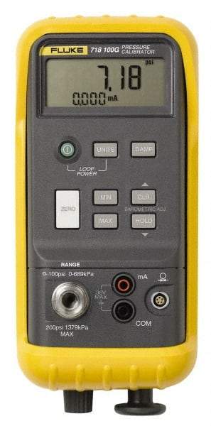 Fluke - 24 mA, Calibrator - 100 psi, 3 Year Warranty - Apex Tool & Supply