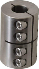 Climax Metal Products - 3/4" Inside x 1-1/2" Outside Diam, One Piece Split Clamping Collar - 2-1/4" Long - Apex Tool & Supply
