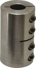 Climax Metal Products - 1" Inside x 1-3/4" Outside Diam, One Piece Split Clamping Collar - 3" Long - Apex Tool & Supply