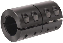 Climax Metal Products - 35mm Inside x 67mm Outside Diam, Metric One Piece Clamping Rigid Coupling - 95mm Long - Apex Tool & Supply