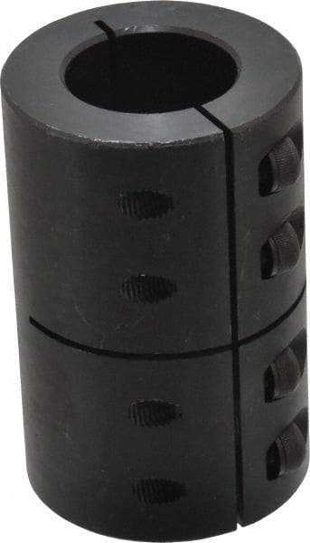 Climax Metal Products - 30mm Inside x 53mm Outside Diam, Metric One Piece Clamping Rigid Coupling - 83mm Long - Apex Tool & Supply