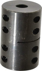Climax Metal Products - 3/4" Inside x 2-1/2" Outside Diam, Machinable Rigid Coupling - No Keyway - 3-3/4" Long - Apex Tool & Supply