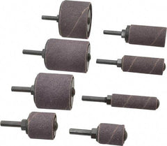 Merit Abrasives - 32-Piece Spiral Band Kit - Includes 3/4 to 2" Diam & 1 to 1-1/2" Wide Band Drums in Coarse, Medium & Fine Grades - Apex Tool & Supply