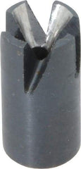Made in USA - 60° Included Angle, 5/16-24" Hole Thread, Chamfer Edge, High Speed Steel, Outer Tube Edge Finishing Cutter - 1/2" Cutter Head Outside Diam, 1/4" Max Workpiece, 1" Long, 3/64" Threaded Hole Diam - Apex Tool & Supply