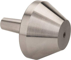 Riten - 2MT & 3MT Taper, 7/8 to 1-3/4" Point Diam, Hardened Tool Steel Lathe Bull Nose Point - 1-3/16" OAL - Apex Tool & Supply