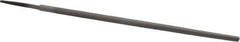 Value Collection - 10" Long, Bastard Cut, Round American-Pattern File - Double Cut, Tang - Apex Tool & Supply