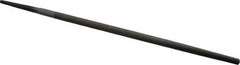 Value Collection - 10" Long, Second Cut, Round American-Pattern File - Double Cut, Tang - Apex Tool & Supply