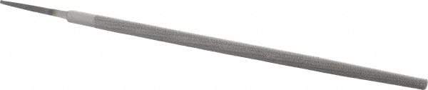 Value Collection - 12" Long, Bastard Cut, Round American-Pattern File - Double Cut, Tang - Apex Tool & Supply