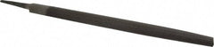 Value Collection - 14" Long, Bastard Cut, Half Round American-Pattern File - Double Cut, 13/32" Overall Thickness, Tang - Apex Tool & Supply