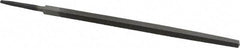 Value Collection - 8" Long, Bastard Cut, Square American-Pattern File - Double Cut, 5/16" Overall Thickness, Tang - Apex Tool & Supply