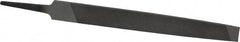 Value Collection - 6" Long, Bastard Cut, Mill American-Pattern File - Single Cut, 7/64" Overall Thickness, Tang - Apex Tool & Supply