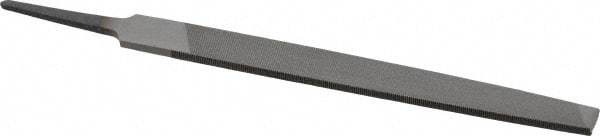Value Collection - 6" Long, Second Cut, Mill American-Pattern File - Single Cut, 7/64" Overall Thickness, Tang - Apex Tool & Supply