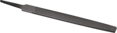 Value Collection - 6" Long, Smooth Cut, Mill American-Pattern File - Single Cut, 7/64" Overall Thickness, Tang - Apex Tool & Supply