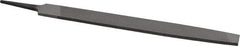 Value Collection - 8" Long, Smooth Cut, Mill American-Pattern File - Single Cut, 9/64" Overall Thickness, Tang - Apex Tool & Supply