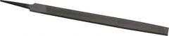 Value Collection - 10" Long, Smooth Cut, Mill American-Pattern File - Single Cut, 11/64" Overall Thickness, Tang - Apex Tool & Supply