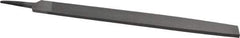 Value Collection - 12" Long, Bastard Cut, Mill American-Pattern File - Single Cut, 7/32" Overall Thickness, Tang - Apex Tool & Supply