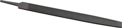 Value Collection - 12" Long, Smooth Cut, Mill American-Pattern File - Single Cut, 7/32" Overall Thickness, Tang - Apex Tool & Supply