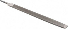 Value Collection - 14" Long, Bastard Cut, Mill American-Pattern File - Single Cut, 1/4" Overall Thickness, Tang - Apex Tool & Supply