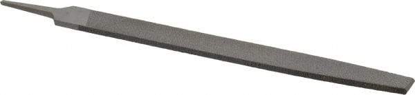 Value Collection - 14" Long, Bastard Cut, Flat American-Pattern File - Double Cut, 5/16" Overall Thickness, Tang - Apex Tool & Supply