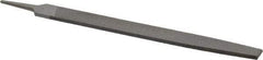 Value Collection - 14" Long, Bastard Cut, Flat American-Pattern File - Double Cut, 5/16" Overall Thickness, Tang - Apex Tool & Supply
