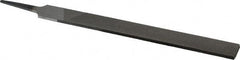 Value Collection - 8" Long, Bastard Cut, Hand American-Pattern File - Double Cut, 7/32" Overall Thickness, Tang - Apex Tool & Supply