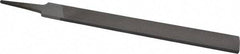 Value Collection - 8" Long, Second Cut, Hand American-Pattern File - Double Cut, 7/32" Overall Thickness, Tang - Apex Tool & Supply