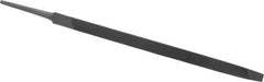 Value Collection - 6" Long, Bastard Cut, Taper American-Pattern File - Single Cut, Tang - Apex Tool & Supply