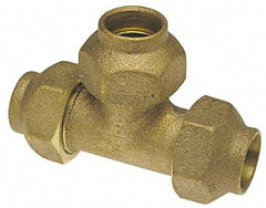NIBCO - 1/2" Cast Copper Pipe Flared Tee - FL x FL x FL - Apex Tool & Supply