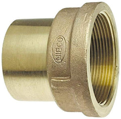 NIBCO - 2-1/2" Cast Copper Pipe Adapter - FTG x F, Pressure Fitting - Apex Tool & Supply
