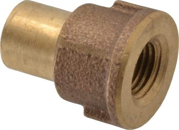 NIBCO - 1/2 x 1/4" Cast Copper Pipe Adapter - FTG x F, Pressure Fitting - Apex Tool & Supply