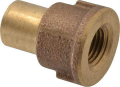 NIBCO - 1/2 x 1/4" Cast Copper Pipe Adapter - FTG x F, Pressure Fitting - Apex Tool & Supply