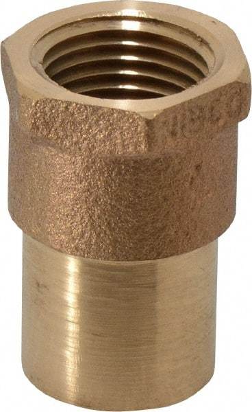 NIBCO - 3/4 x 1/2" Cast Copper Pipe Adapter - FTG x F, Pressure Fitting - Apex Tool & Supply
