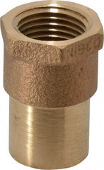 NIBCO - 3/4 x 1/2" Cast Copper Pipe Adapter - FTG x F, Pressure Fitting - Apex Tool & Supply