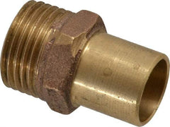 NIBCO - 3/4 x 1/2" Cast Copper Pipe Hose Adapter - Ftg x Hose, Pressure Fitting - Apex Tool & Supply