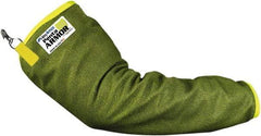 HexArmor - Size XL, Lime Green SuperFabric Arm Guard Sleeve - 20" Long Sleeve, Cut Resistance Level 5, Snaps at Wrist - Apex Tool & Supply