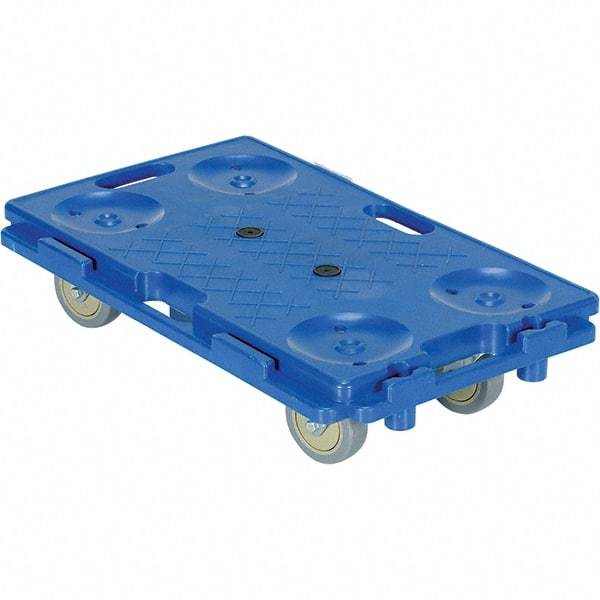Vestil - 250 Lb Capacity Plastic Dolly - 26" Long x 16" Wide - Apex Tool & Supply
