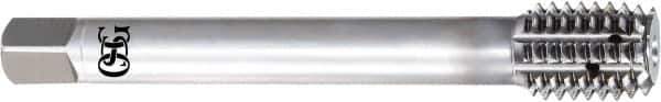 OSG - 9/16-18 UNF 2B H10 Thread Limit Modified Bottoming Thread Forming Tap - Cobalt, TiCN Finish, 100mm OAL, 1.6563" Thread Length, Right Hand Thread, Series 16050 - Apex Tool & Supply