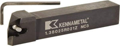 Kennametal - 1.380...92DEG, Right Hand Cut, -2° Lead Angle, 1" Shank Height x 1" Shank Width, Indexable Turning Toolholder - 6" OAL, D4FIX..R.. Insert Compatibility, Series Fix-Perfect - Apex Tool & Supply