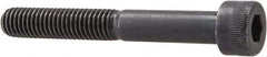 Made in USA - M8x1.25 Metric Coarse Hex Socket Drive, Socket Cap Screw - Grade 12.9 Alloy Steel, Black Oxide Finish, Partially Threaded, 60mm Length Under Head - Apex Tool & Supply