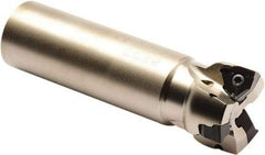Seco - 32mm Cut Diam, 4mm Max Depth of Cut, 32mm Shank Diam, 105mm OAL, Indexable Square Shoulder End Mill - XNEX 04 Inserts, Weldon Shank, 90° Lead Angle, Through Coolant, Series Square 6 - Apex Tool & Supply